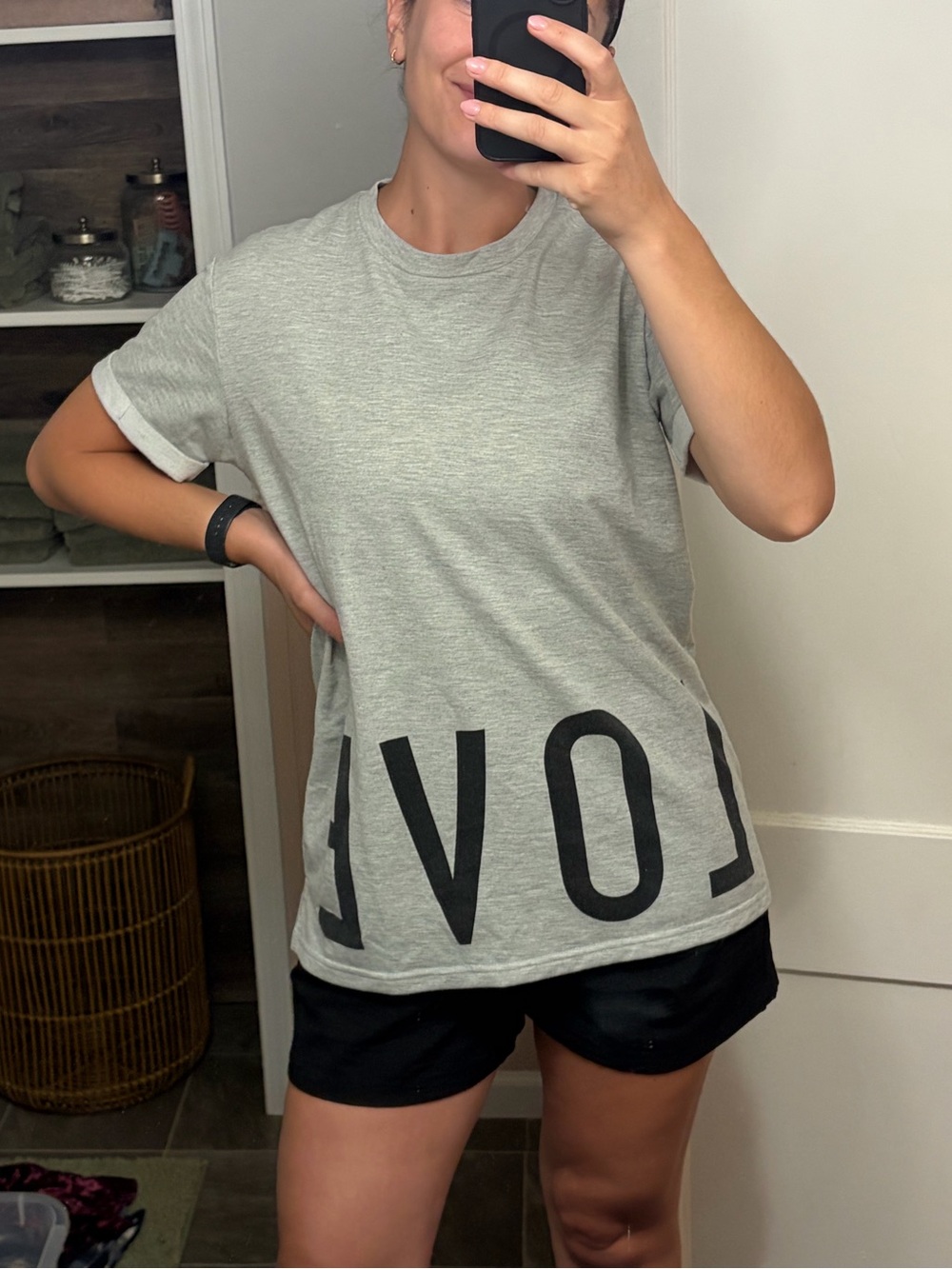 LOVE/HATE long shirt